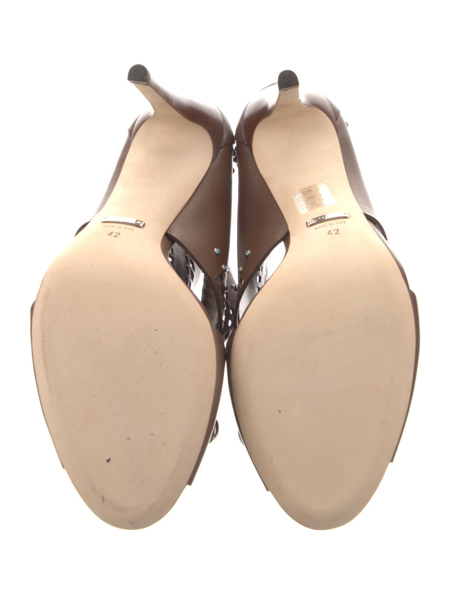 Gucci Leather Lasercut Accents Boots